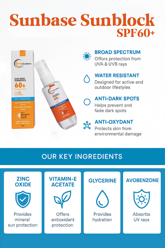 Sunbase Hydrating Sunblock SPF 60+