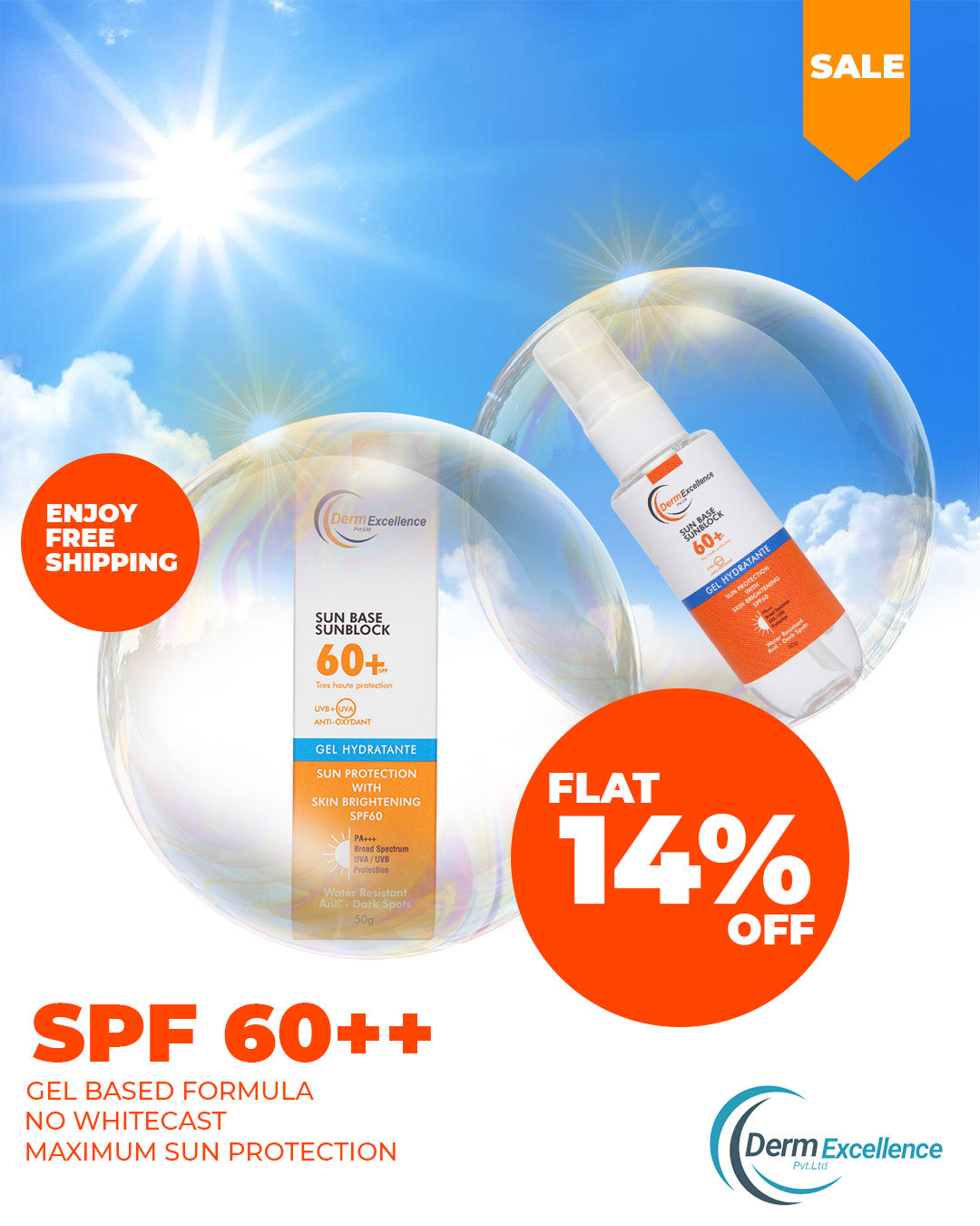 Sunbase Hydrating Sunblock SPF 60+