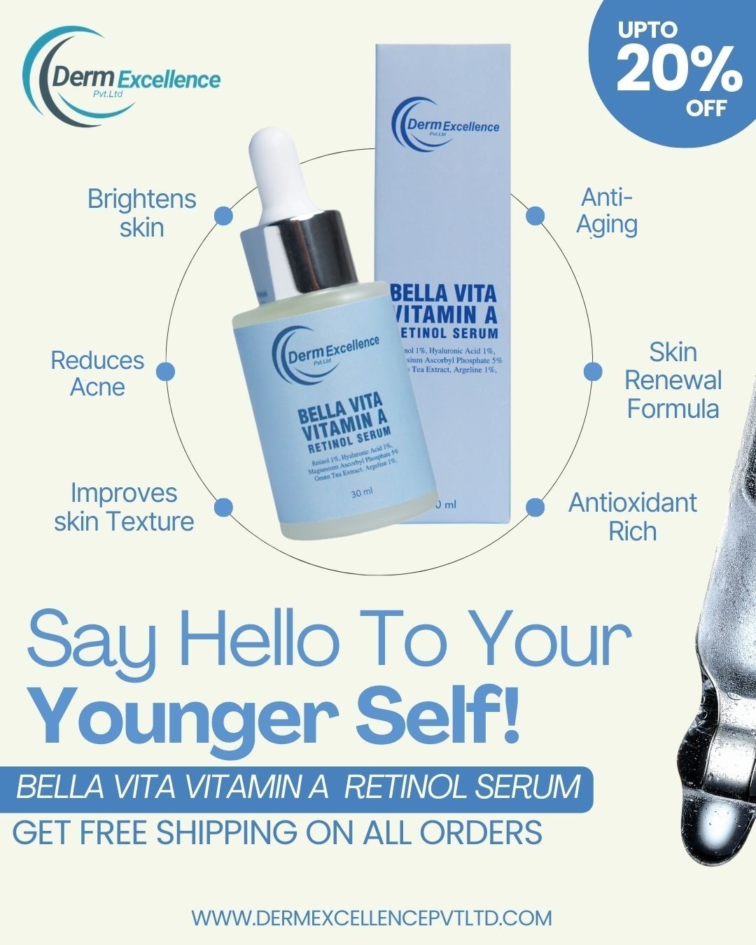 Bella Vita Vitamin A Retinol Serum